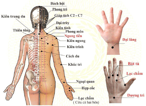 Hướng dẫn bấm huyệt chữa đau vai gáy dễ thực hiện tại nhà.