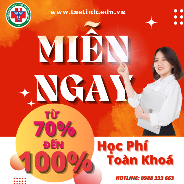 Tin sốc- Miễn ngay tối thiểu 70% – 100% học phí khi Nhập học Cao đẳng Y Dược