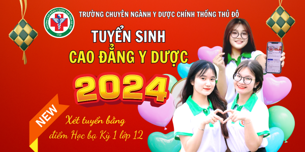 Thông báo tiếp nhận Đăng ký xét tuyển Cao đẳng Y Dược 2024