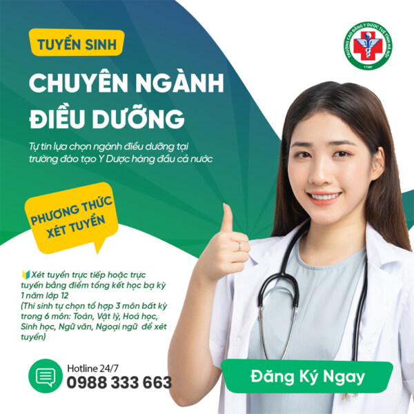 Trường Cao đẳng Y Dược Tuệ Tĩnh Hà Nội tuyển sinh ngành Điều dưỡng 2025