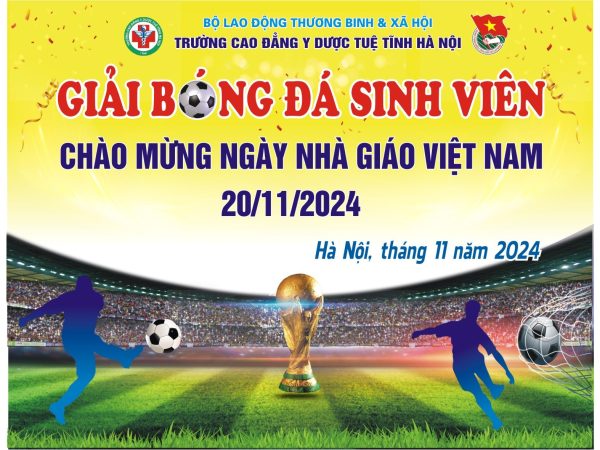 Lịch thi đấu bóng đá sinh viên nam nữ chào mừng 20/11