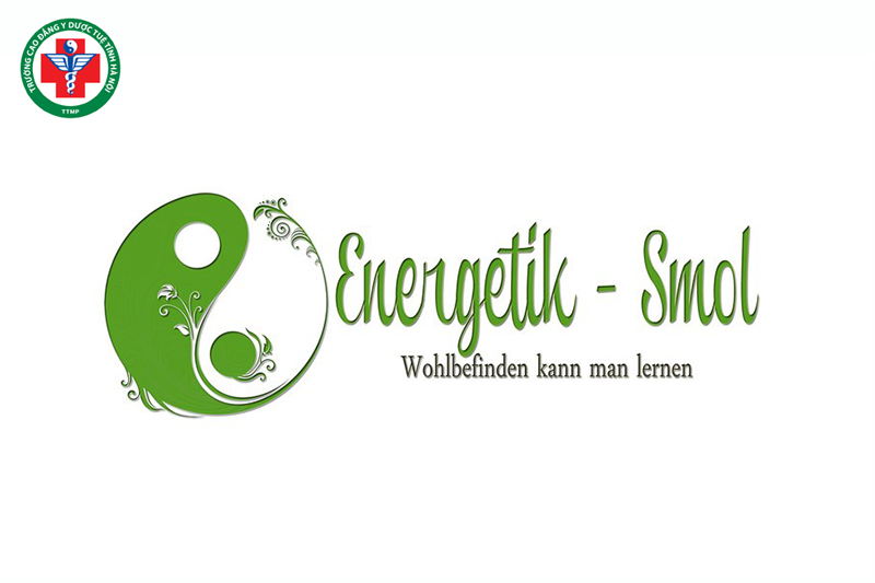 Logo Y học cổ truyền được thể hiện bằng hình ảnh