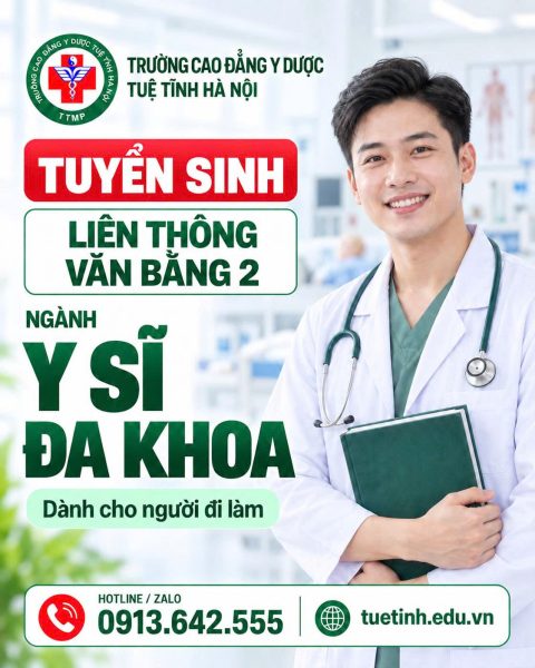 Tuyển sinh liên thông cao đẳng Y sỹ đa khoa tại Hưng Yên