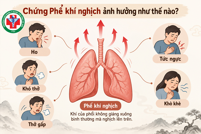 Chứng Phế khí nghịch ảnh hưởng như thế nào?