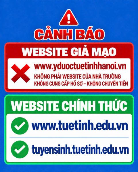 Cảnh báo Website giả mạo Tuyển sinh